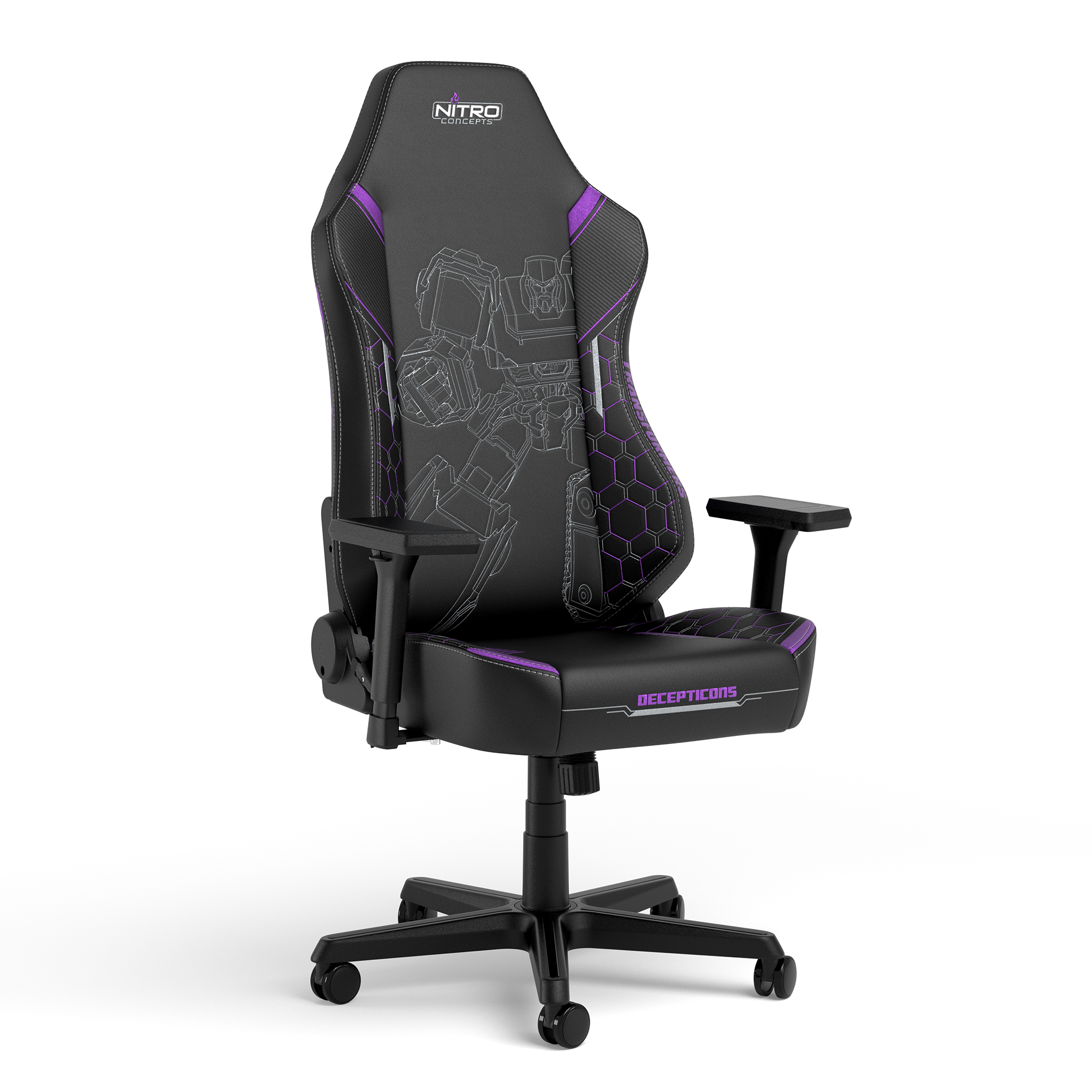 X1000 Gaming Chair Transformers Decepticons Edition