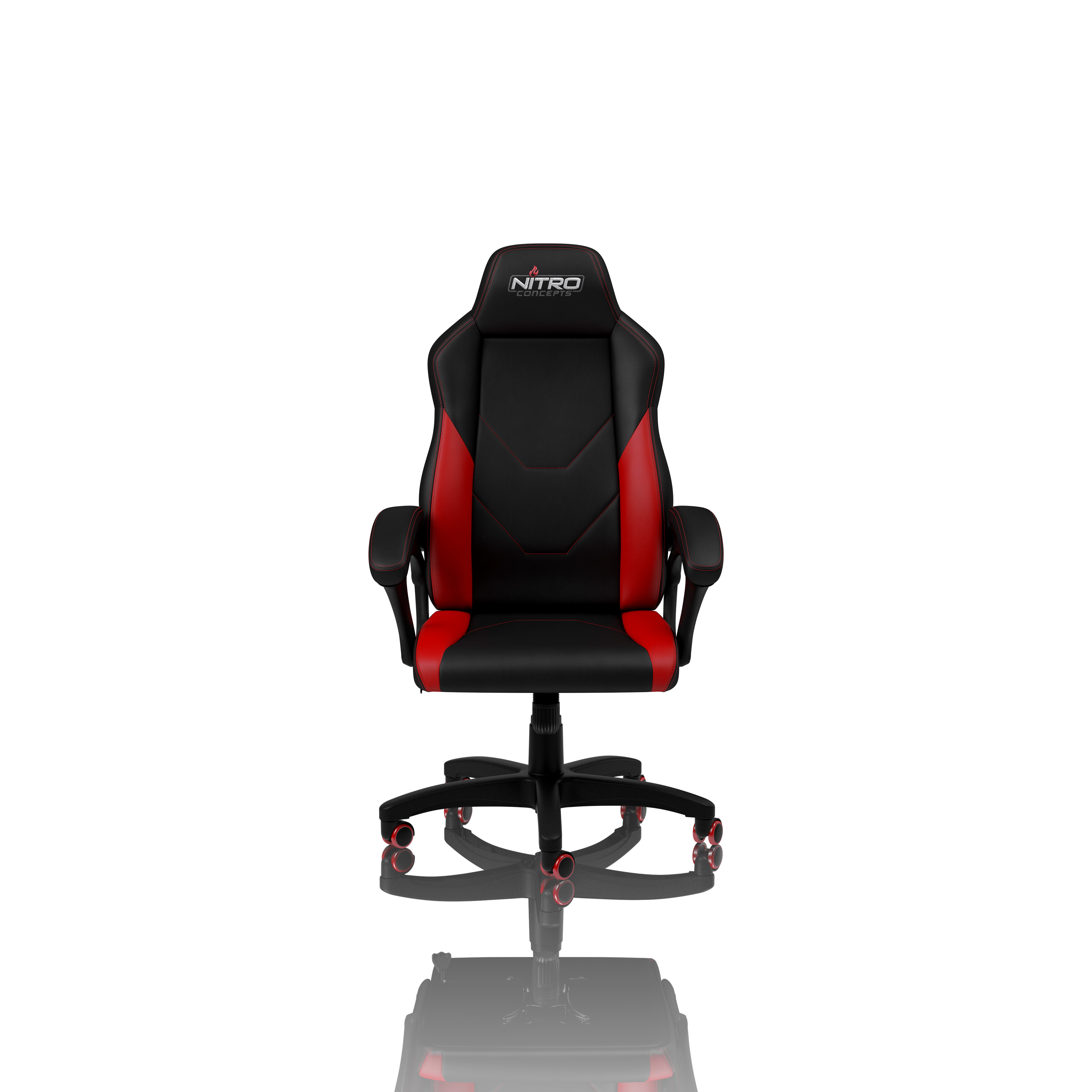 Cadeira de Gaming C100 Preto/Vermelho
