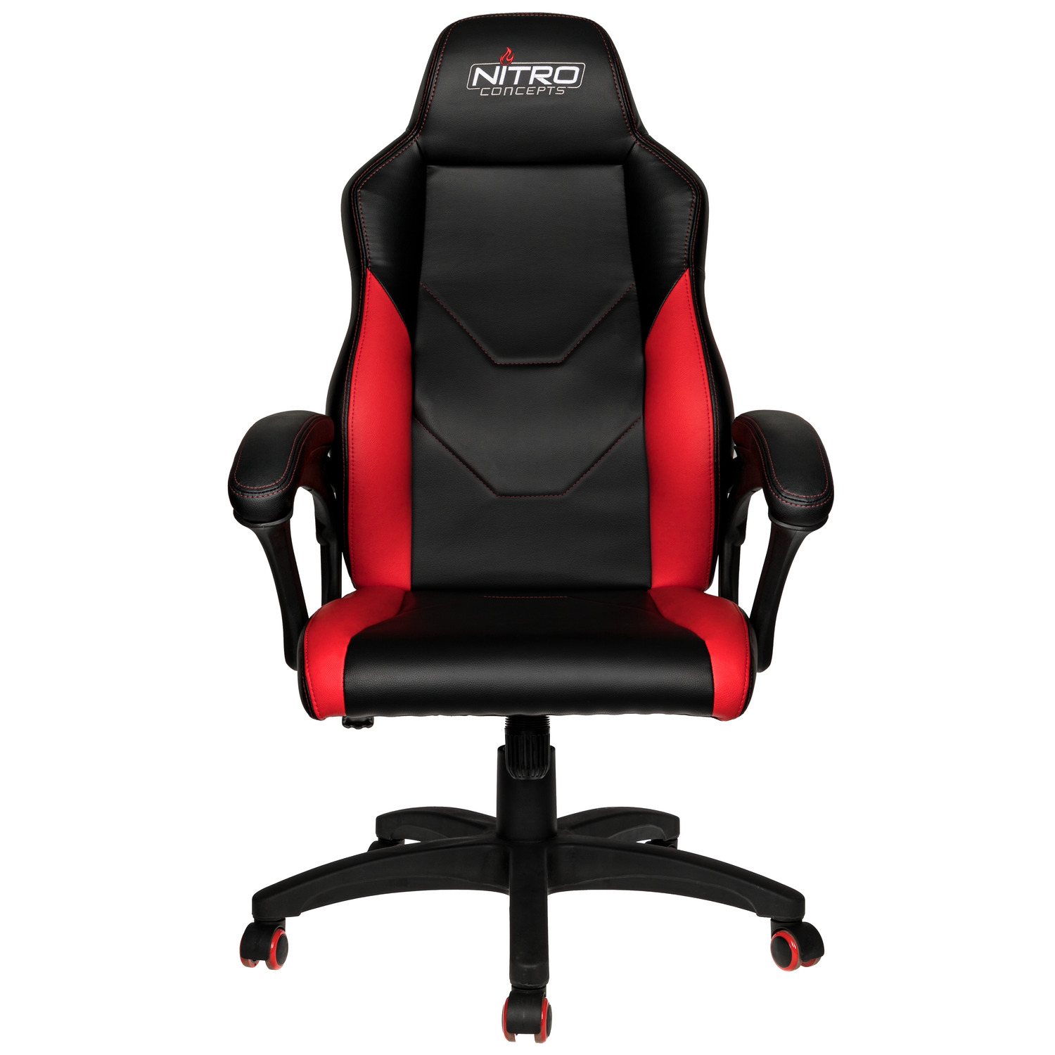 nitro-concepts - Cadeira de Gaming C100 Preto/Vermelho