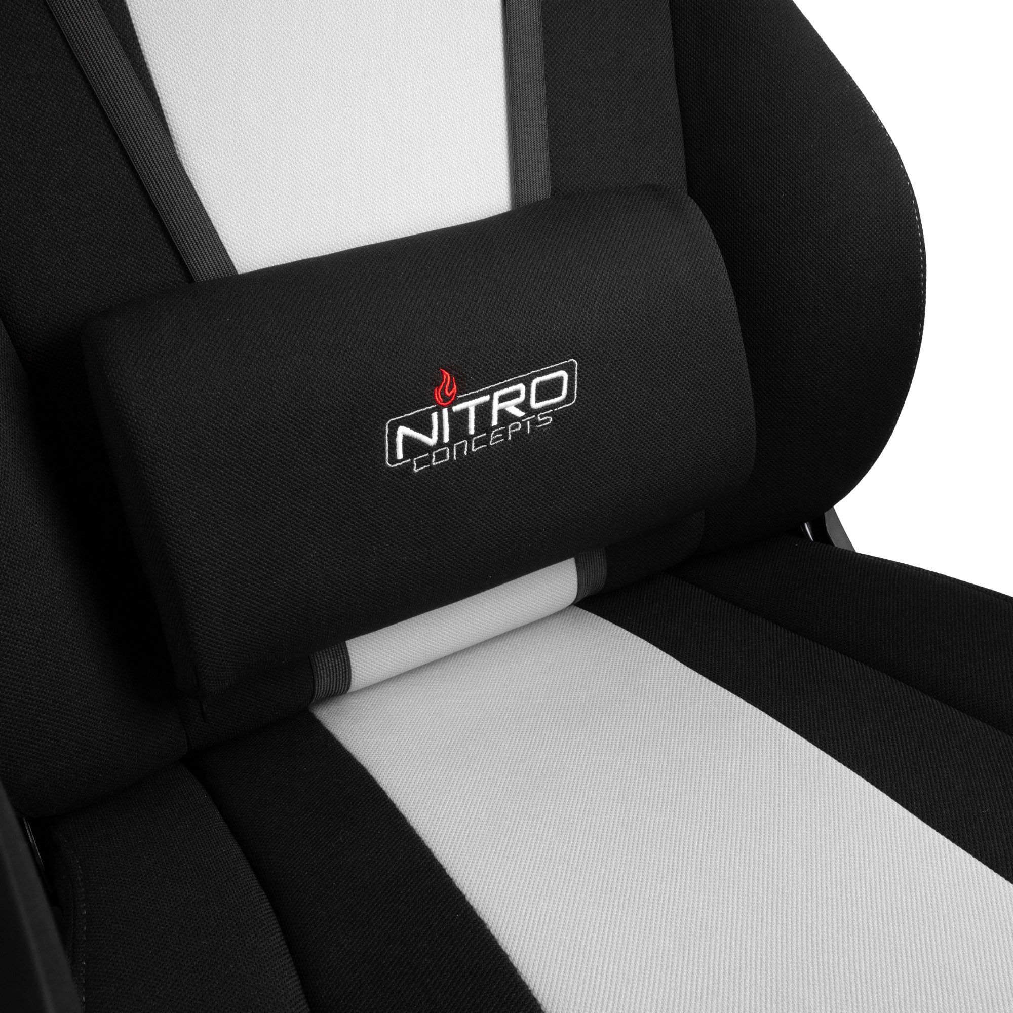 nitro-concepts - Cadeira de Gaming E250 Preto/Branco