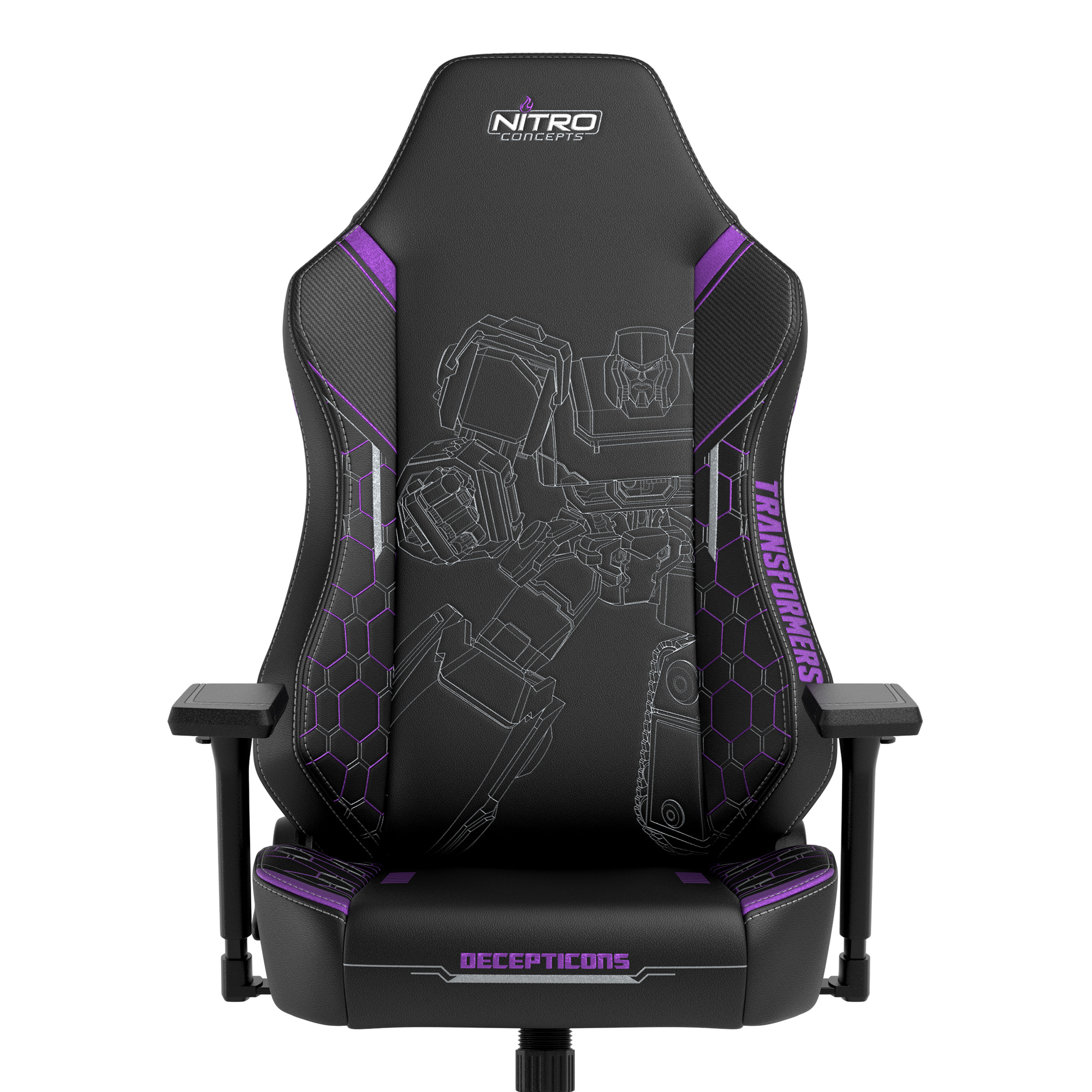nitro-concepts - X1000 Gaming Chair Transformers Decepticons Edition