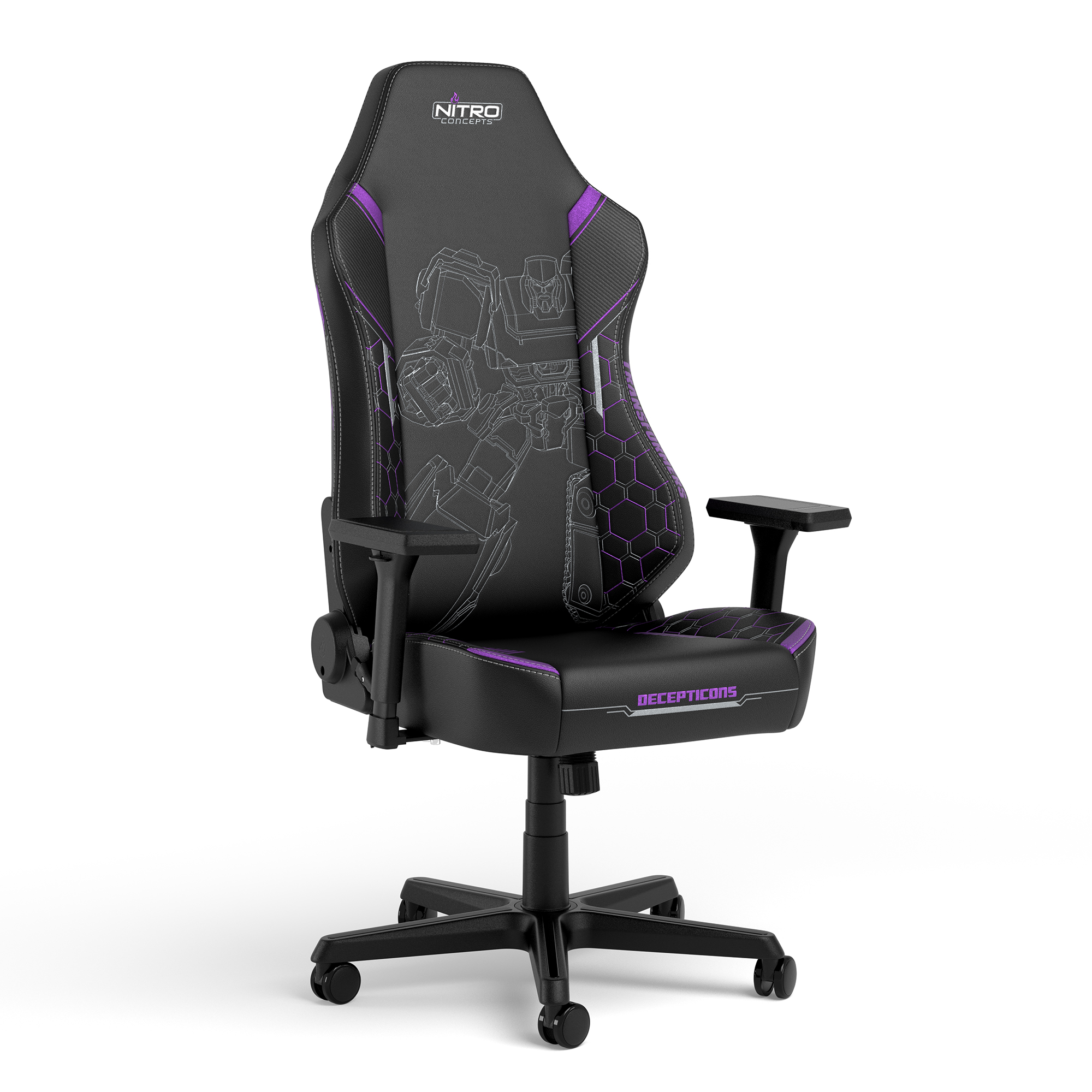 nitro-concepts - X1000 Gaming Chair Transformers Decepticons Edition