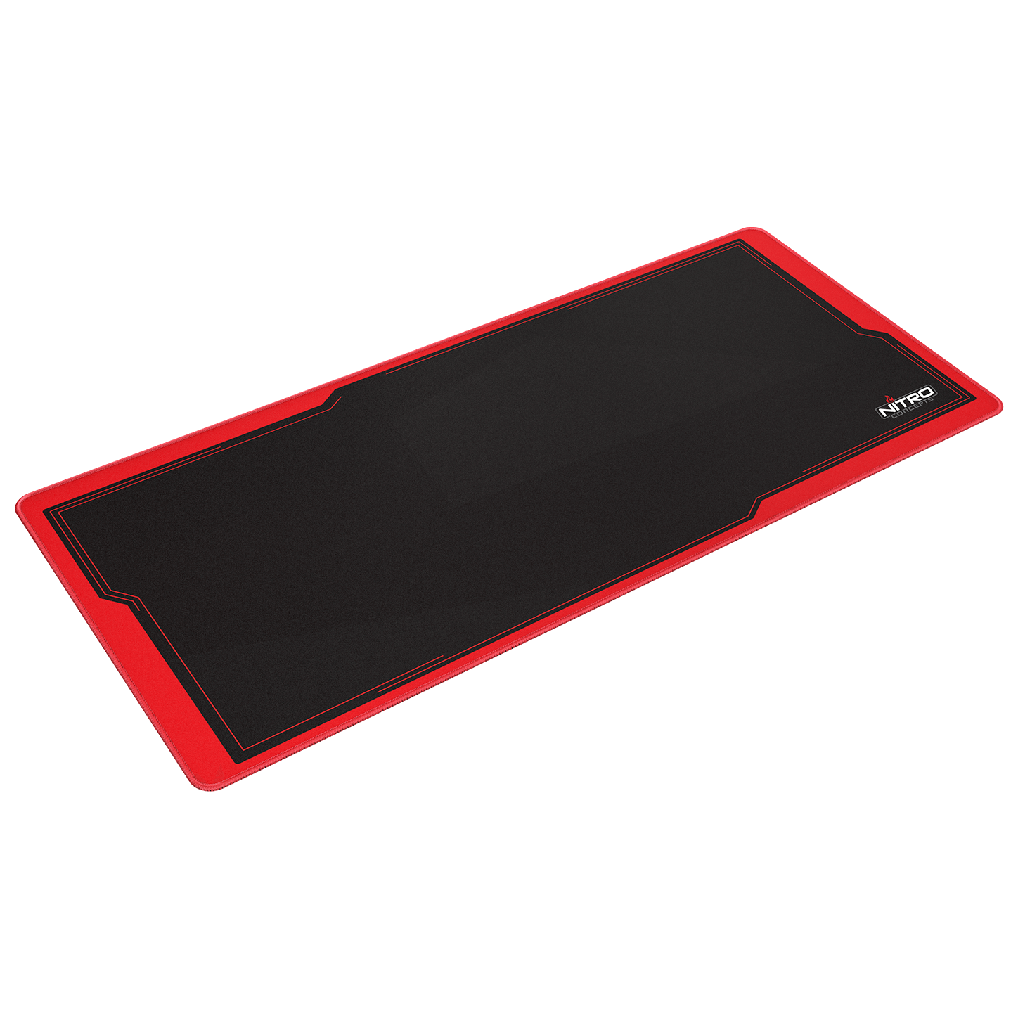 nitro-concepts - Deskmat DM9, 900x400mm - schwarz/rot