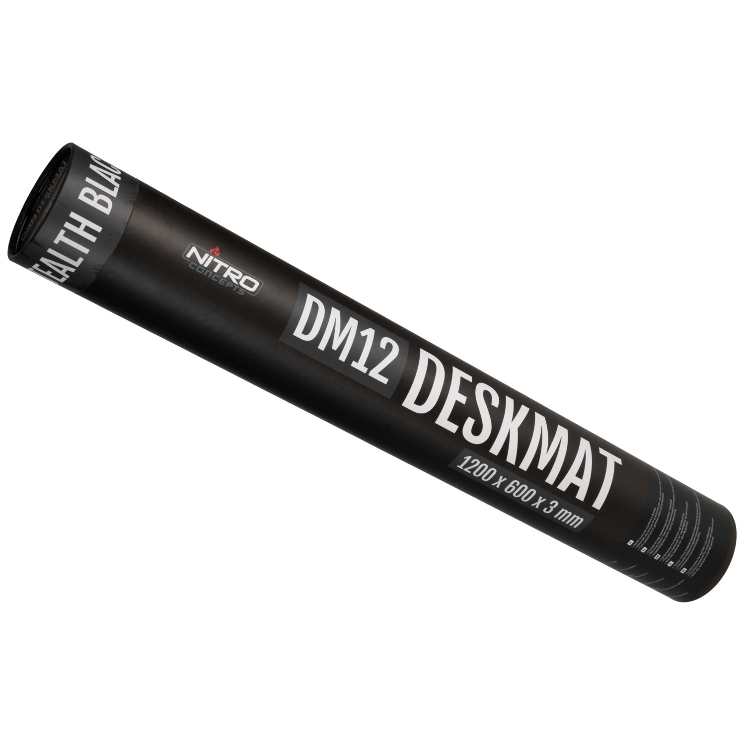nitro-concepts - Deskmat DM12 - 1200x600mm - STEALTH BLACK