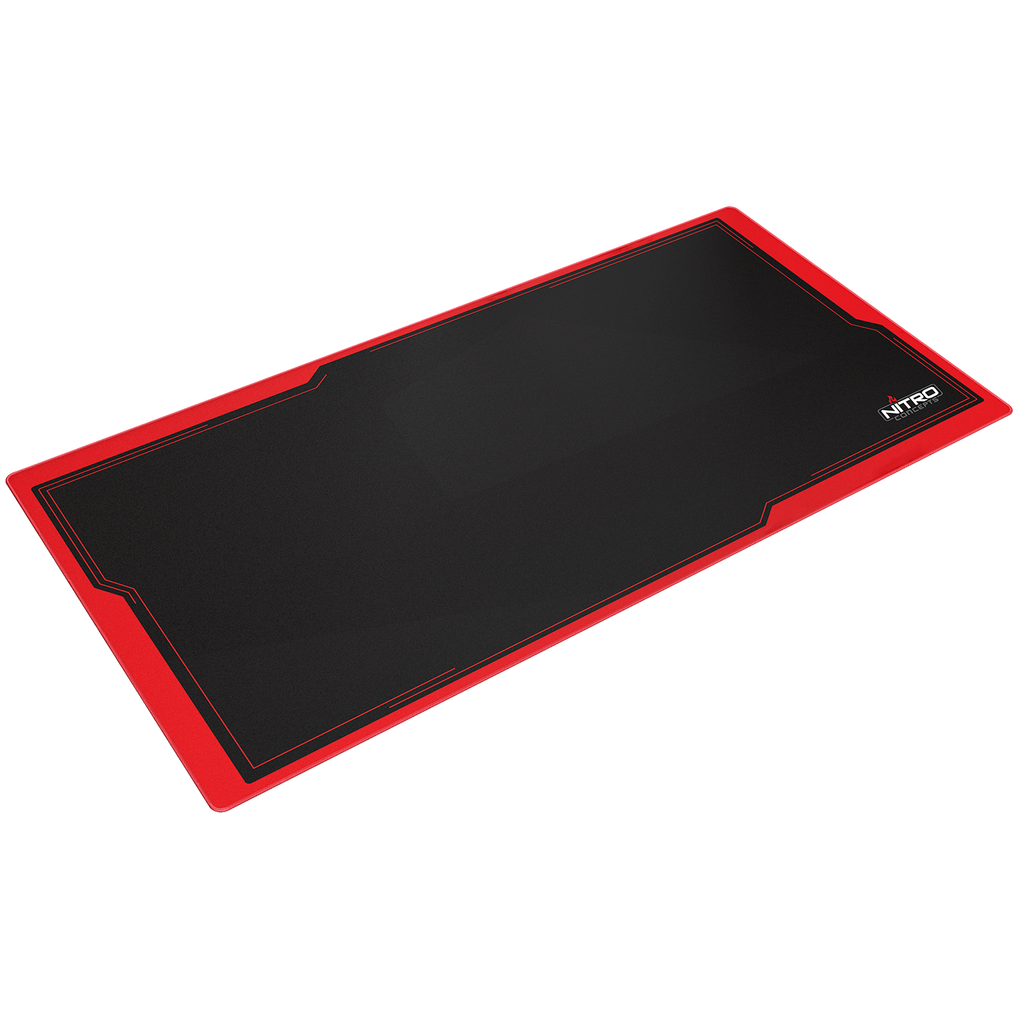 Deskmat DM16 - 1600x800mm - INFERNO RED