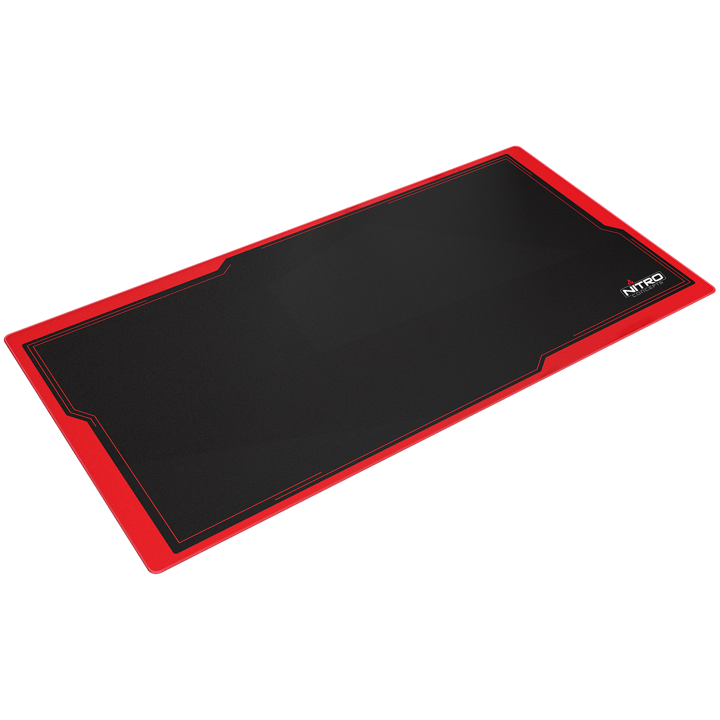 nitro-concepts - Deskmat DM16 - 1600x800mm - INFERNO RED