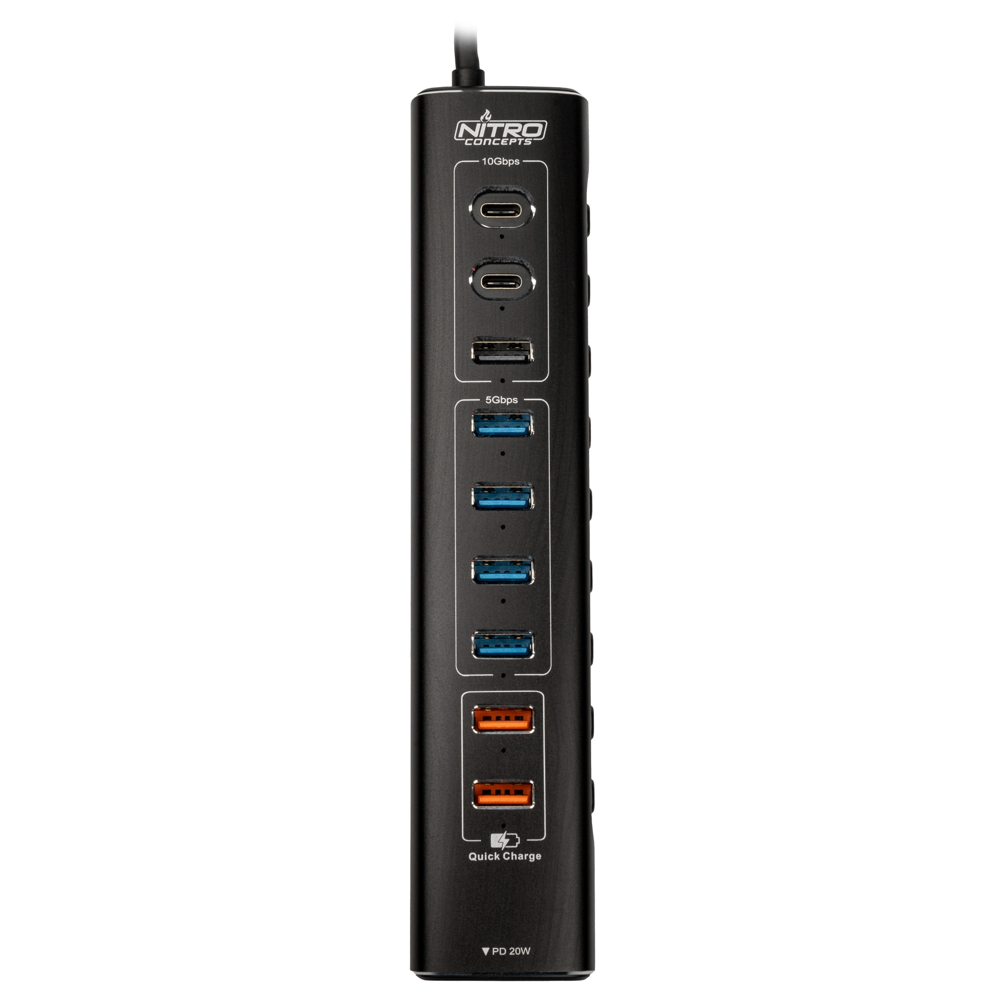 nitro-concepts - UH1 10-Port HYBRID USB HUB