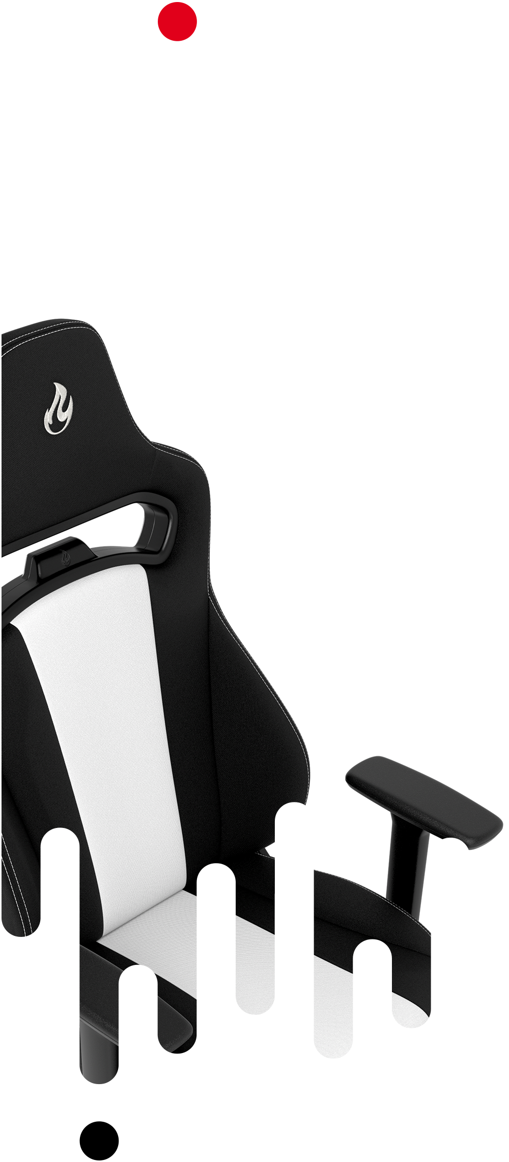 intensive colours E250 Gaming Chair Black/White