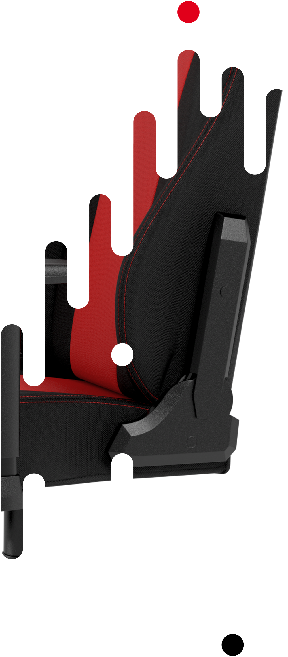 comfort E250 Gaming Chair Black/Red