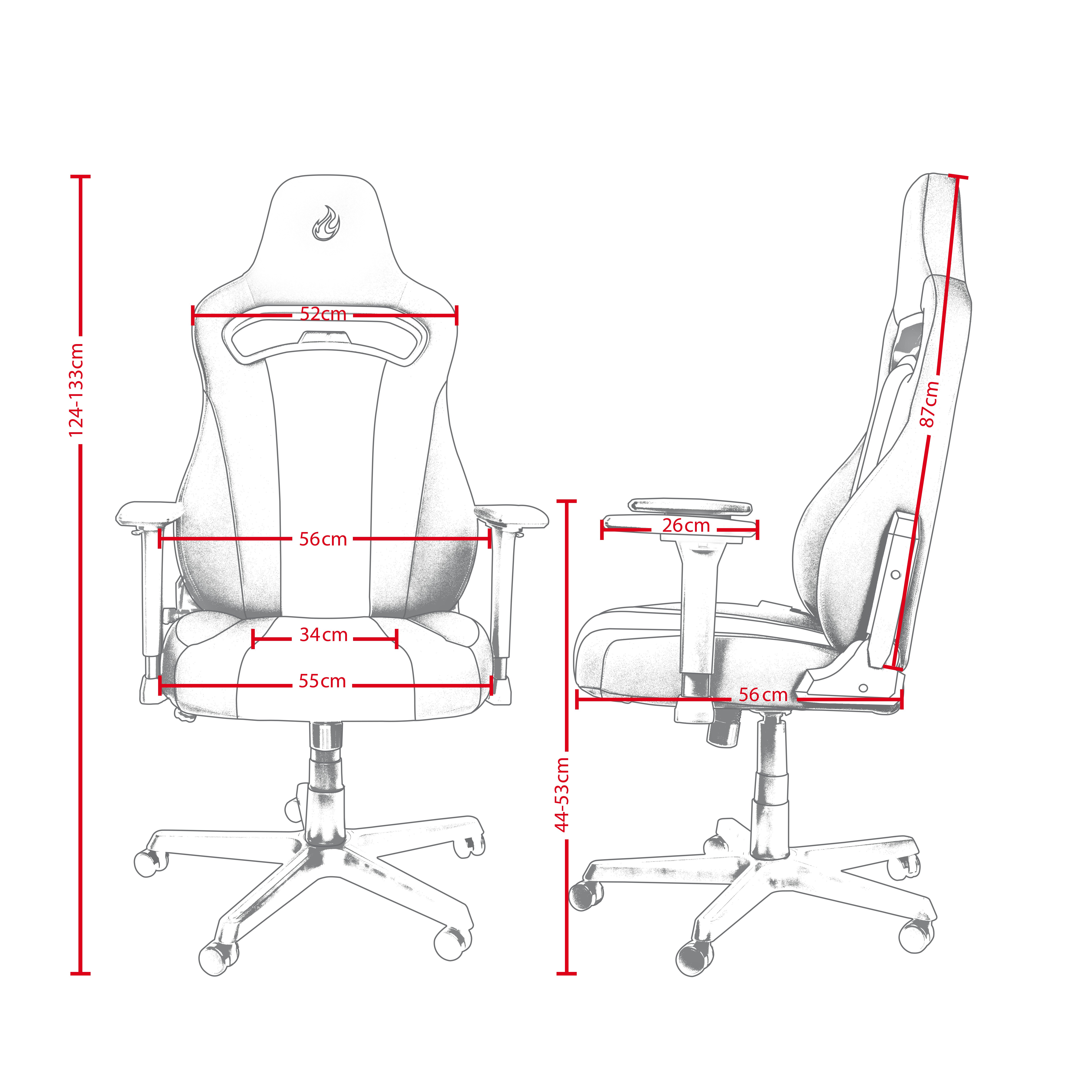 E250 Gaming Chair Black