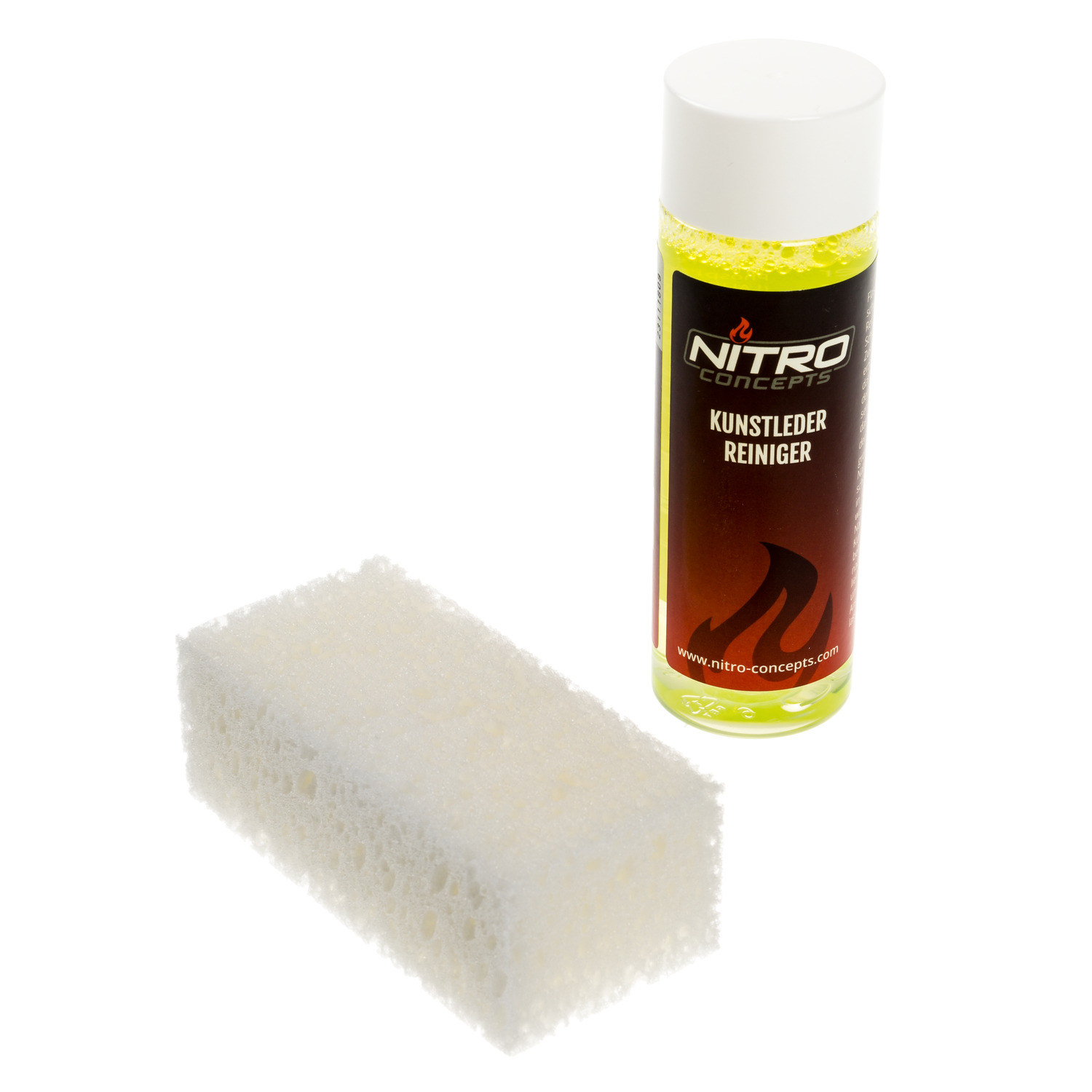 Nitro Concepts - PU-Leder - Reinigungsmittel inkl. Schwamm - 100ml