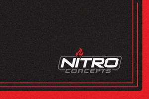 Nero Tappetino per Mouse per scrivania 900x400mm NITRO CONCEPTS DM9 Deskmat Desk Pad Mouse Pad