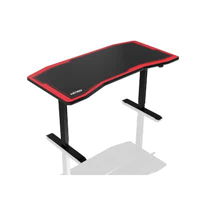 Gaming Tisch D16E Carbon Red - elektrisch höhenverstellbar