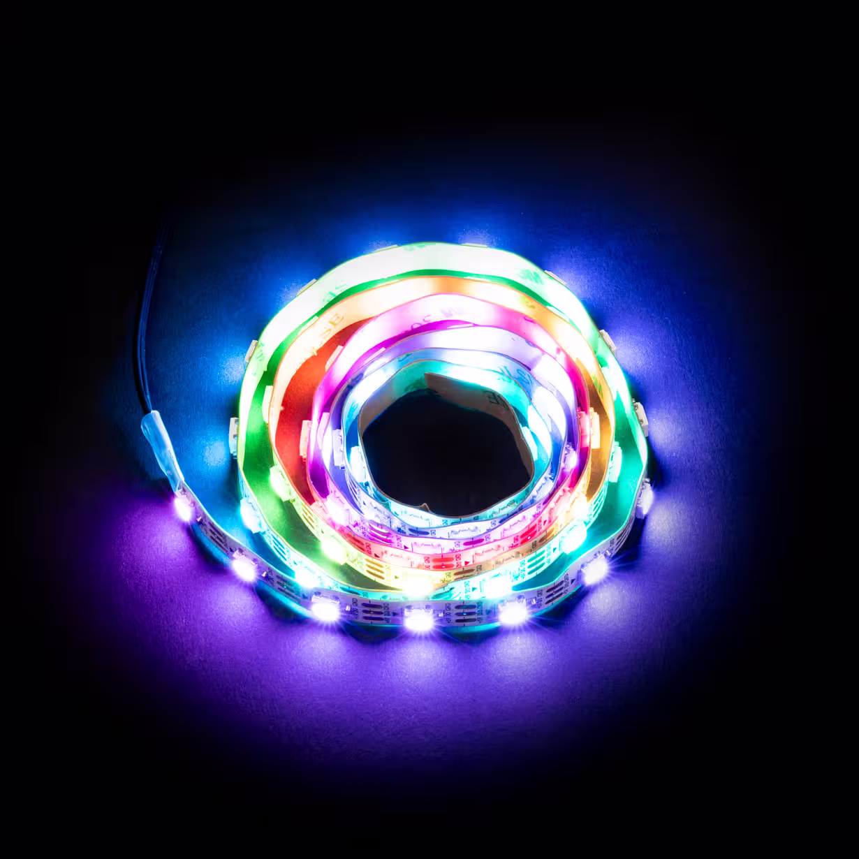 IMMERSION LED-Streifen und Controller am E-Racer Sim-Racing-Rig