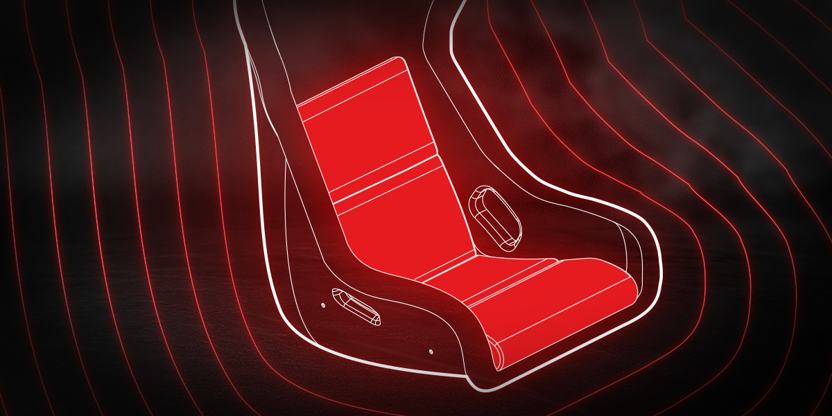 vibration abstraction on seat